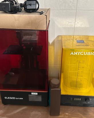 Stampante  3D resina  Elegoo Saturn + Wash & Cure