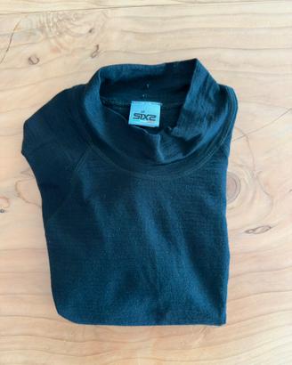Six2 Maglia a maniche lunghe in lana Merino