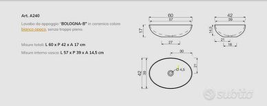 lavabo d'appoggio COMPAB