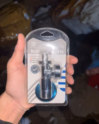 Valvola Angolo 3/4" - Rubinetto Idraulica Nuovo