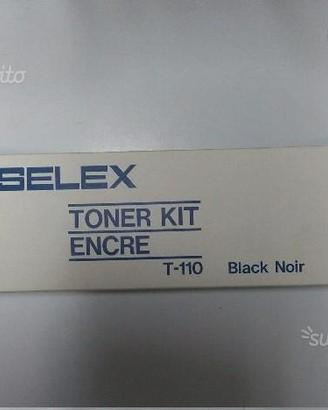 Toner ORIGINALE SELEX T-110 Black Noir
