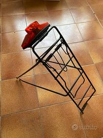 Portapacchi Posteriore per Bicicletta Nero