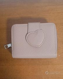 Portafoglio Donna Rosa con cuore