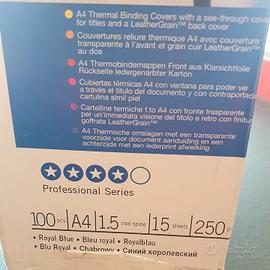 Lotto copertine A4 GBC per rilegatrice termica