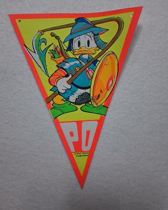 VIVA TOPOLINO Gadget Bandierina 1974