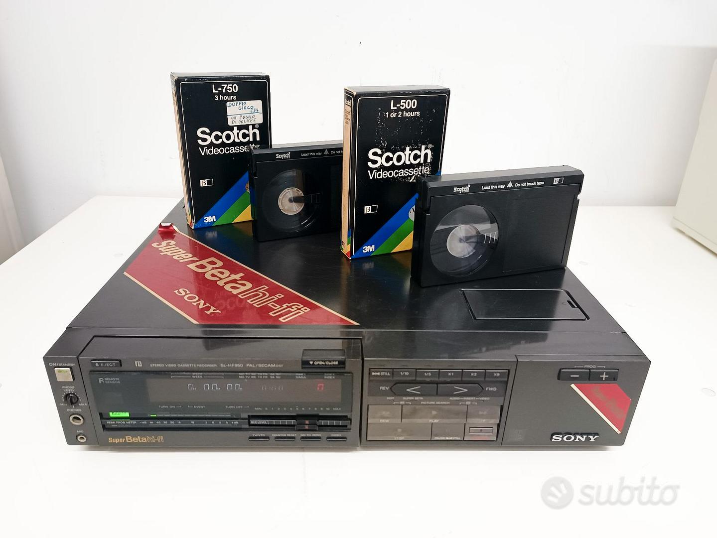 Videoregistratore BETAMAX SL-HF 950 ES - Audio/Video In vendita a Venezia