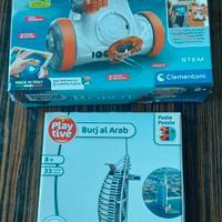 Mio Robot Clementoni e Puzzle 3D Play-tive nuovi