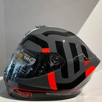 Scorpion Exo-391 AROK Grigio/Rosso/Nero