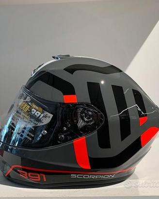 Scorpion Exo-391 AROK Grigio/Rosso/Nero