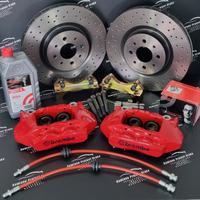 Kit Impianto Frenante 305 Pinze Brembo 4 Pompanti 