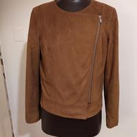 Chiodo glam donna in poliestere cuoio Benetton