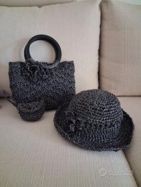 set borsa cappello e borsellino