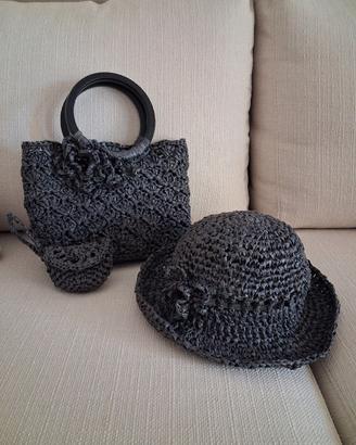 set borsa cappello e borsellino