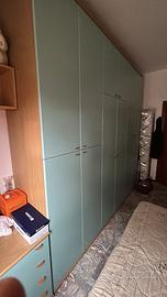 armadio verde salvia