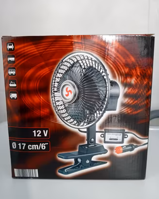 Ventilatore portatile oscillante per auto ecc..
