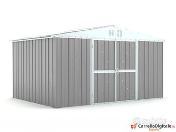 Box lamiera deposito Acciaio 403x269 grigio chiaro