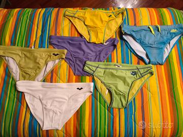 6 costumi slip uomo nuoto mare taglia 50/L