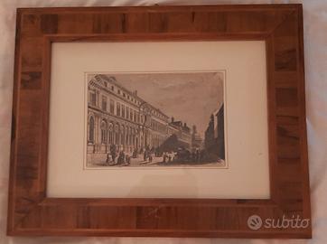 Quadro antico tecnica incisione