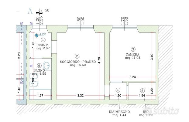 Bivano ristrutturato a nuovo