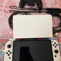 Nintendo switch oled più giochi metroid e arms