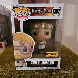 Funko Pop! Attack On Titan Zeke Jaeger HOTTOPIC 