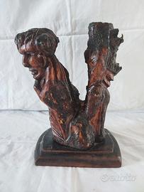 Portacandele in legno