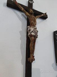 crocefisso in cartapesta leccese fine 800 