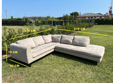 Divano 7 posti in microfibra (solo per interni)