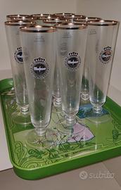 N°12 boccali birra Warsteiner da 0,3 litri