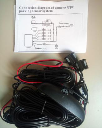 Kit Sensori Parcheggio 4 Capsule