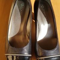 Scarpe donna in vera pelle confort nere, n° 38