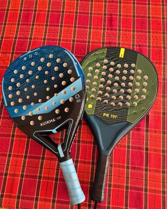 2 racchette padel