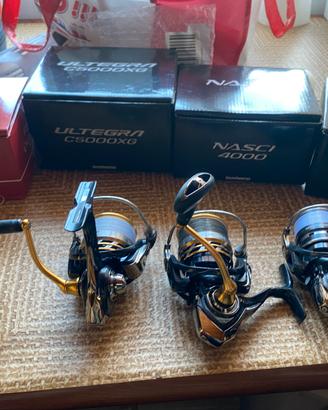 Mulinelli daiwa e shimano