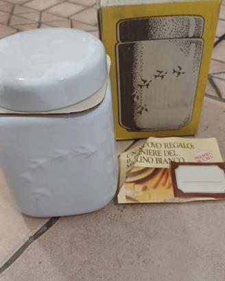 barattolo ceramica biscottiera mulino bianco 