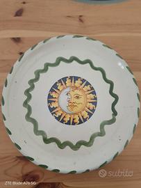 Piatto in maiolica di Deruta 