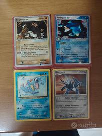 4 carte pokemon rare 