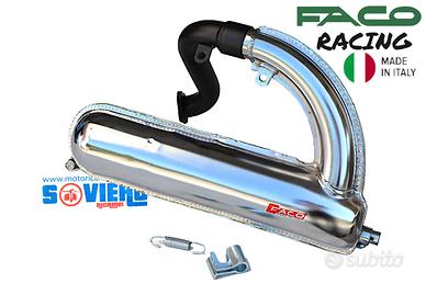 Marmitta cromata FACO Racing Siluro Vespa