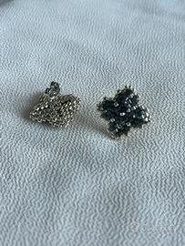 Orecchini a lobo a forma di quadrifoglio
