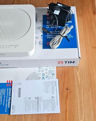 Smart modem wi-fi per adsl  e fibra di tim