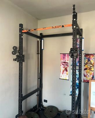 Rack con sistema di cavi