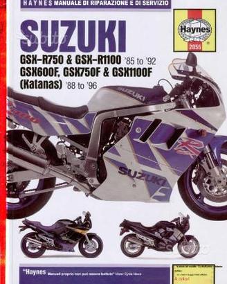 Manuali Suzuki GSX600-1100 tutti gli anni ITALIANO