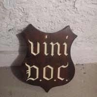 INSEGNA IN LEGNO