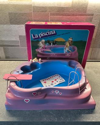 Piscina Barbie Ref.307 Vintage Anni 80 con Scatola