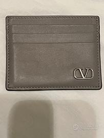 Portacarte VLogo Signature In Vitello