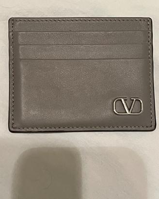 Portacarte VLogo Signature In Vitello