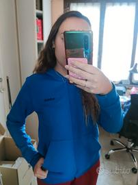 Felpa blu con zip e cappuccio - Adidas💙