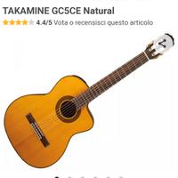 Takamine chitarra classica GC 5 CE inclusa borsa
