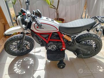 Moto elettrica bambini Ducati Scrambler