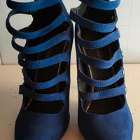 stivaletto alla caviglia blu elettrico n⁰37