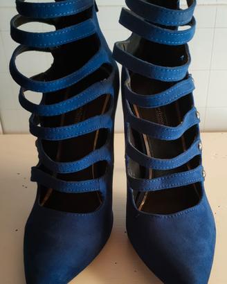 stivaletto alla caviglia blu elettrico n⁰37